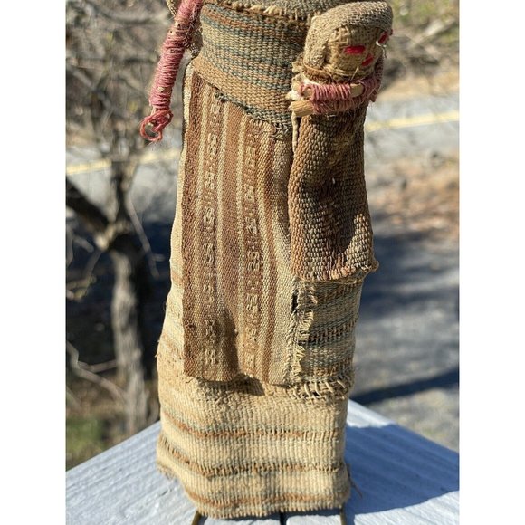 Ancient Antique Chancay Burial Peruvian Inca Native American Doll Baby Handmade - Picture 4 of 13